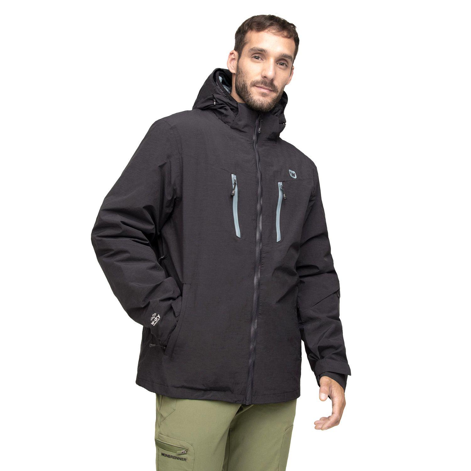 Chaqueta Hombre Weinbrenner Napier Negro - Gris Oscuro Melange-0