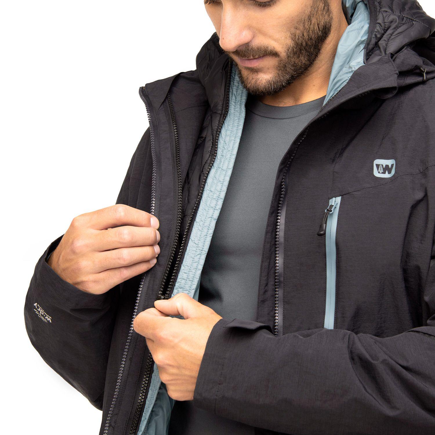 Chaqueta Hombre Weinbrenner Napier Negro - Gris Oscuro Melange-2