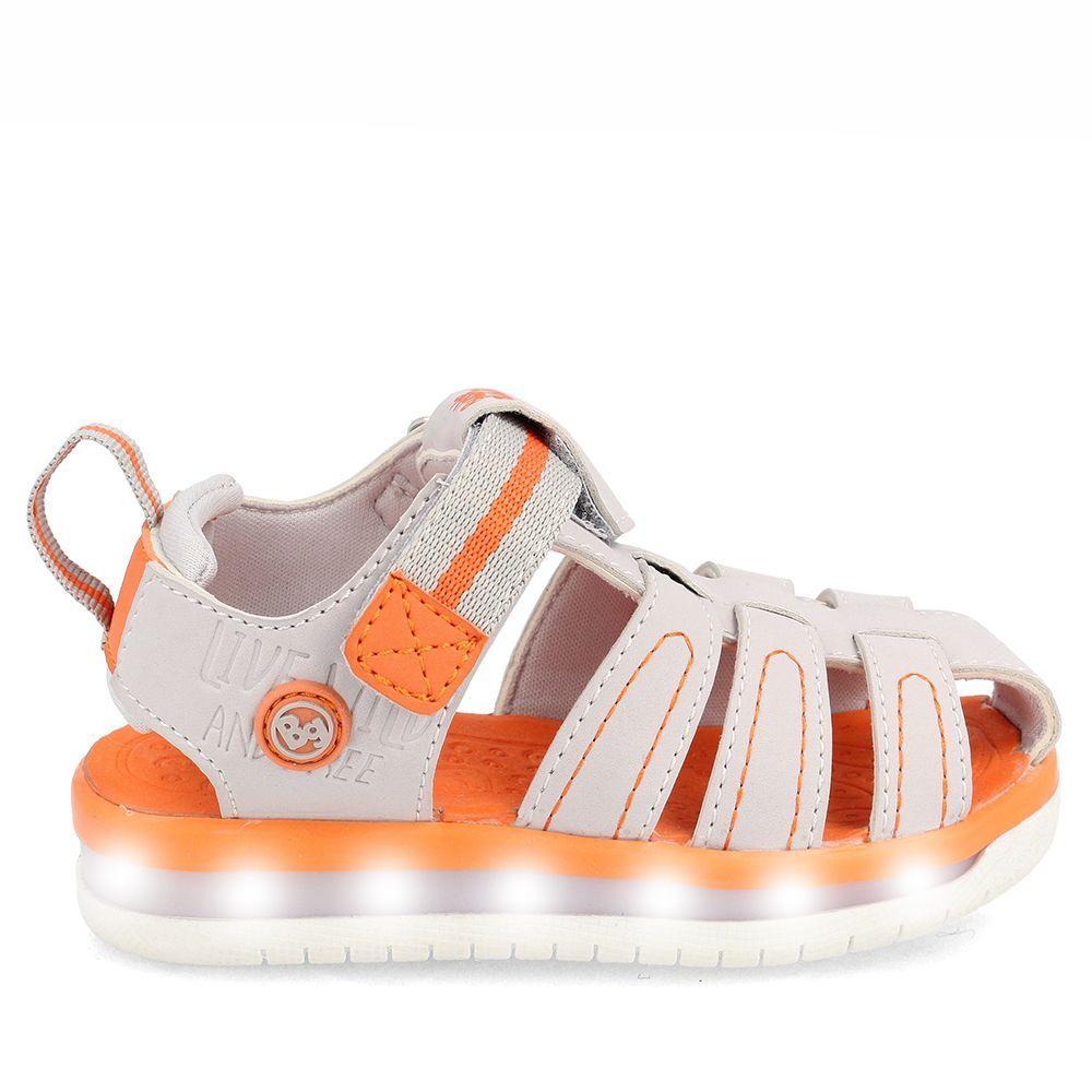 SANDALIA NIÑO BUBBLEGUMMERS FILIPINAS GRIS 22 - 25-7