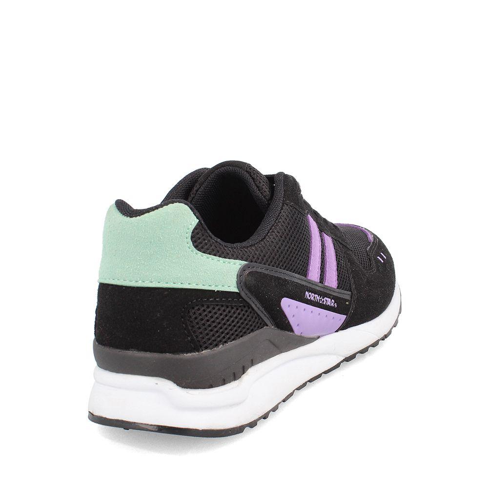 ZAPATILLA DEPORTIVA MUJER NORTH STAR HUGO NEGRO-3