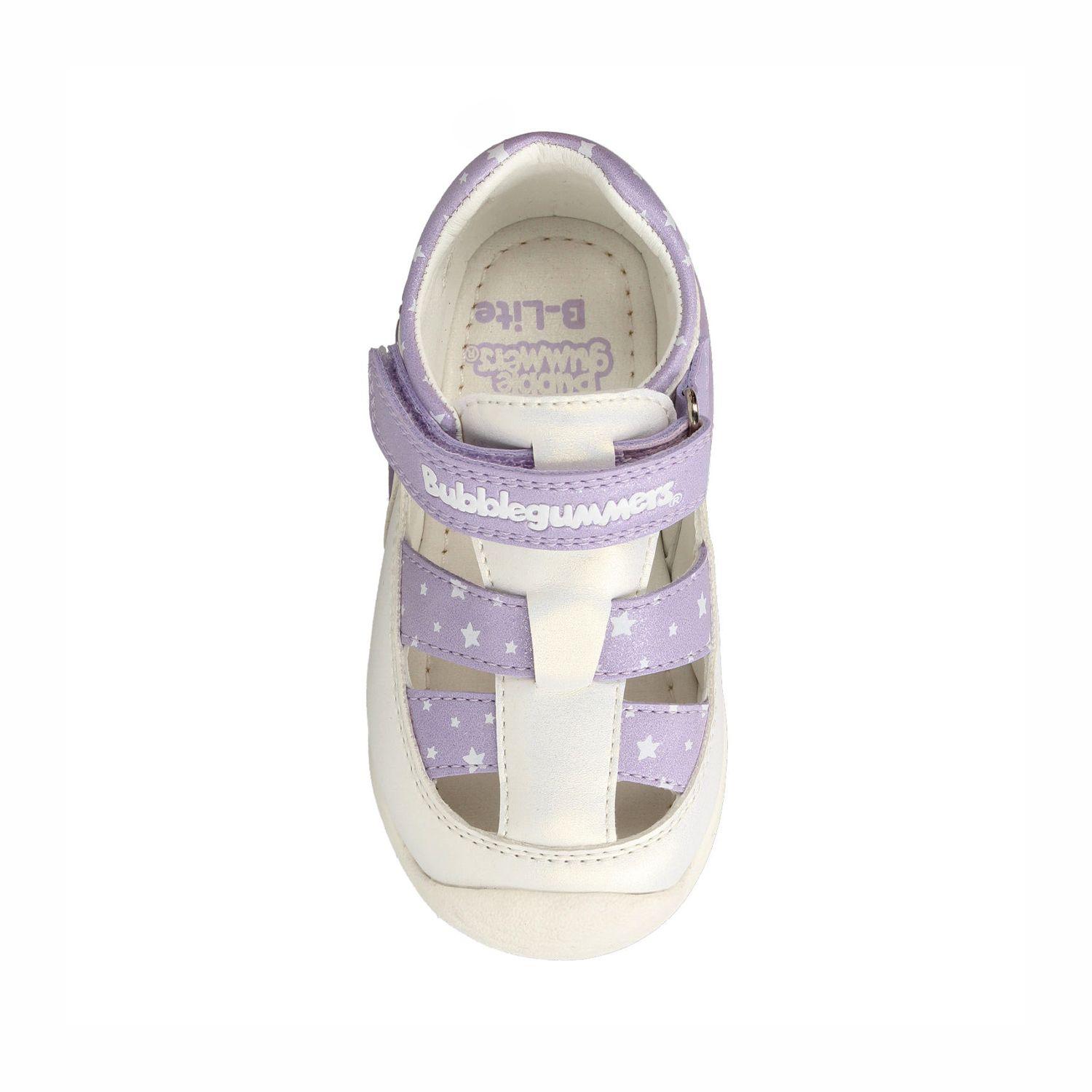 Sandalia  Niña Bubblegummers Bio Fit Blanco - Lila-3