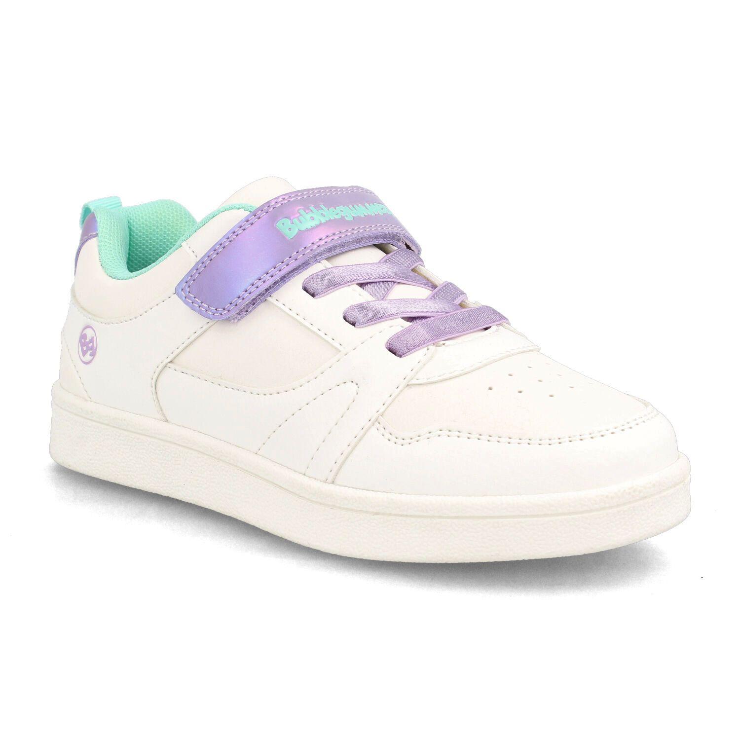 Zapatilla Niña Bubblegummers Clavel Blanco-Lila-1