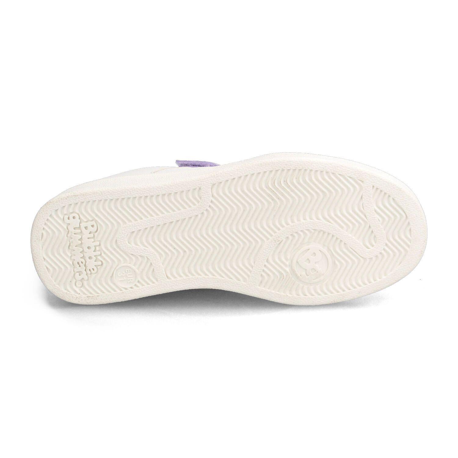Zapatilla Niña Bubblegummers Clavel Blanco-Lila-4