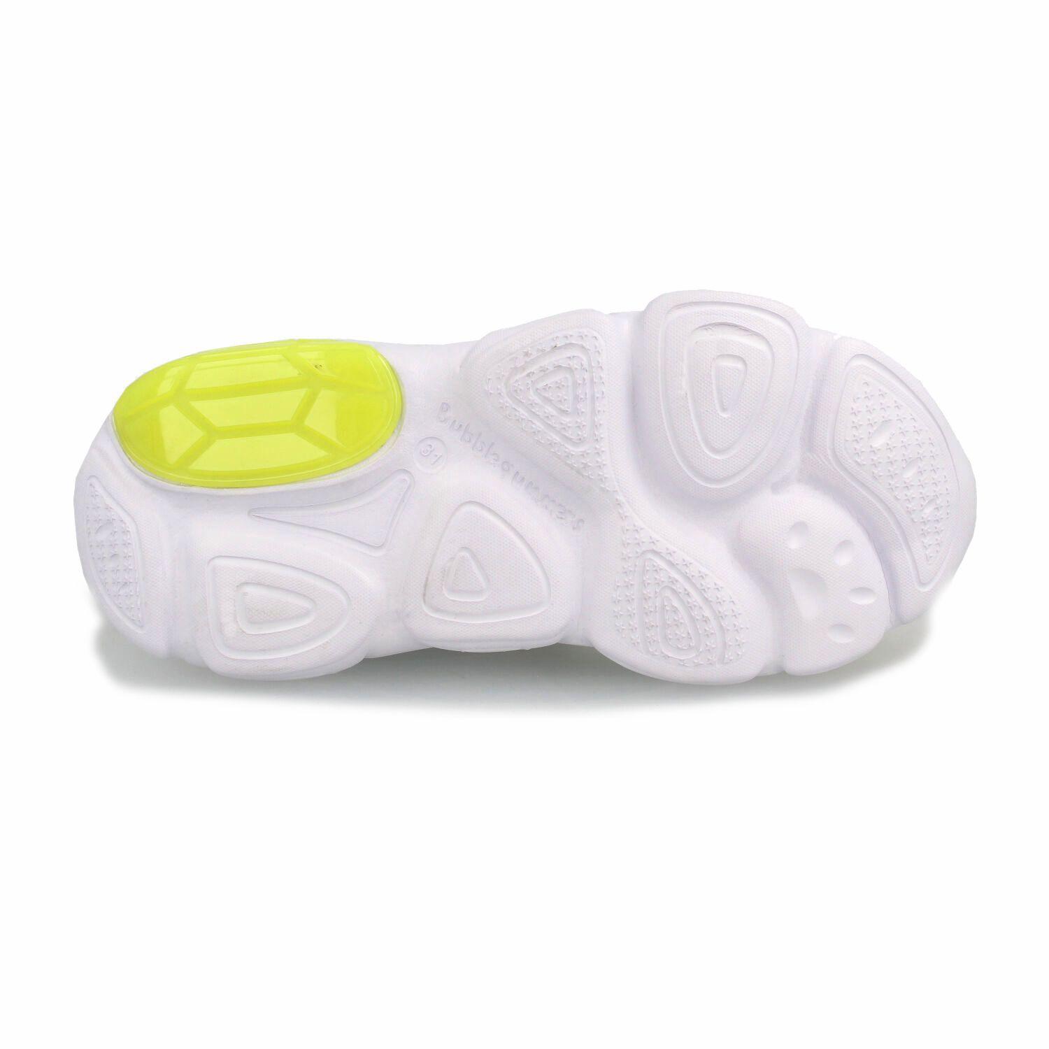 Zapatilla Niño Bubblegummers Dakota Negro - Verde Lima-4