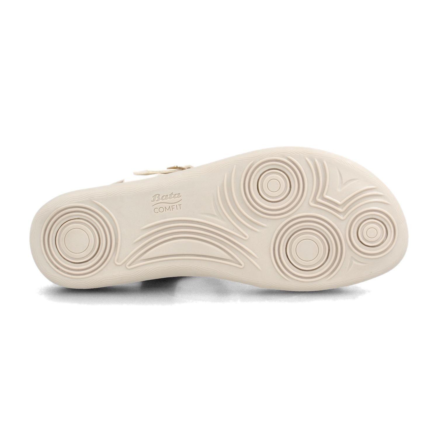 Sandalia Mujer Bata Colerin Blanco-4