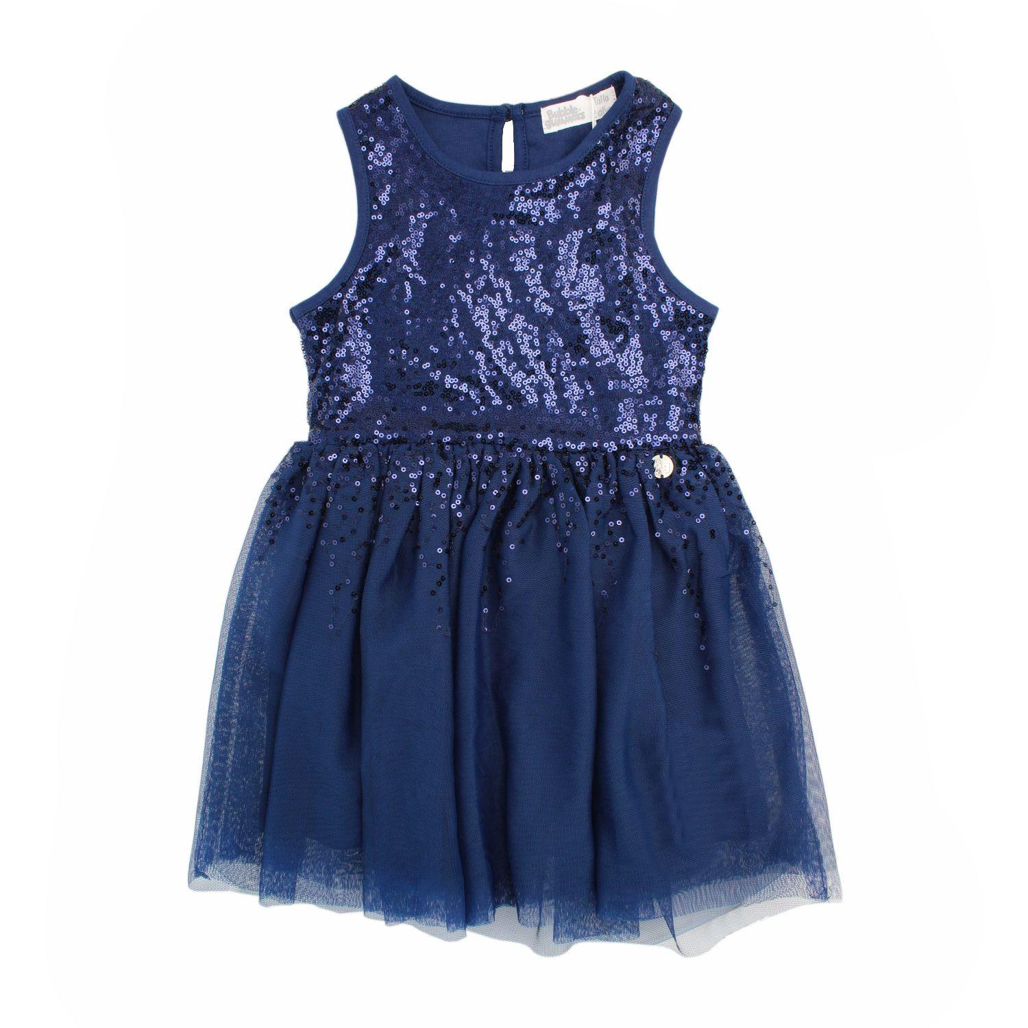 Vestido Niña Bubblegummers Antonella Azul-0