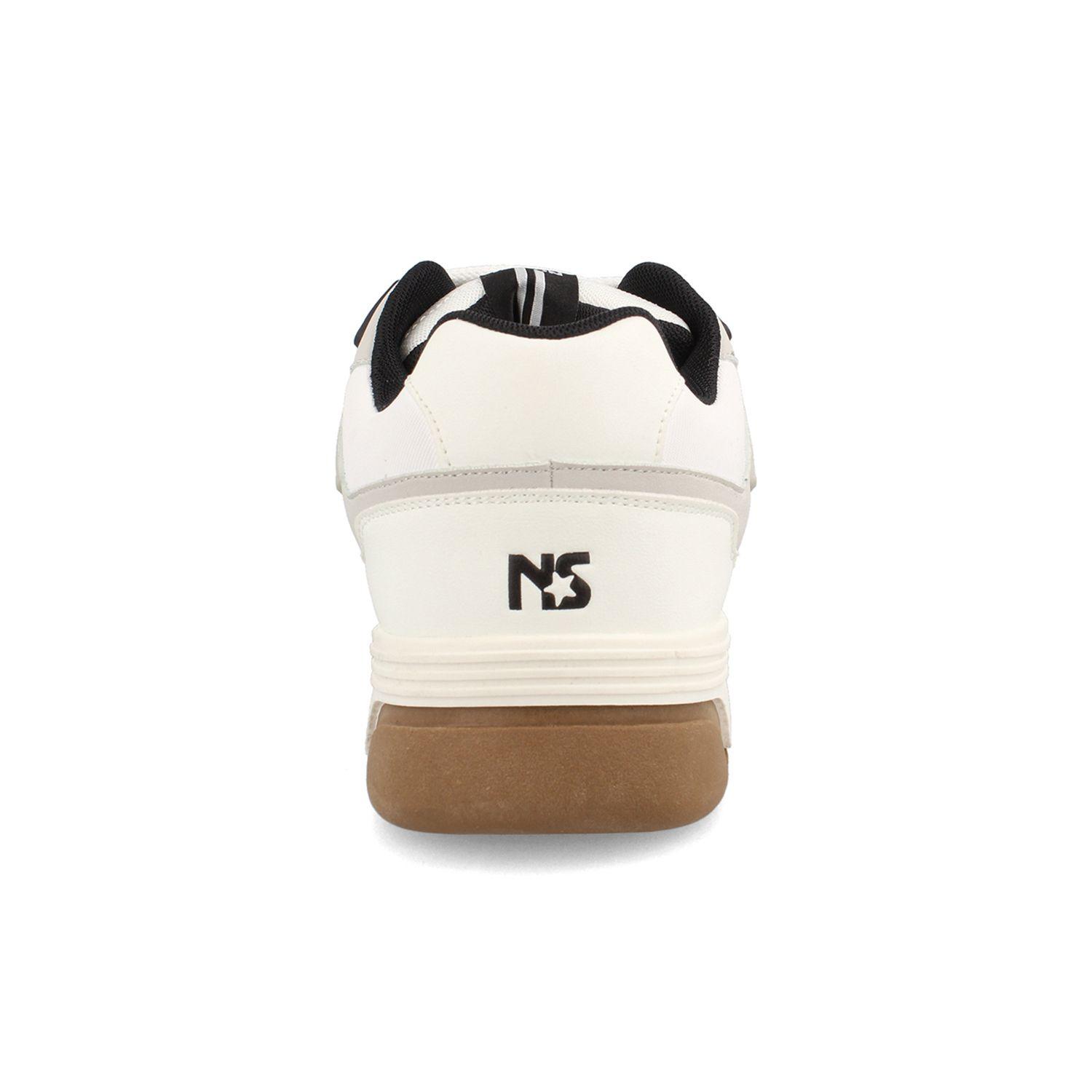 Zapatilla Hombre North Star Skater Chunk Blanco-Negro-2
