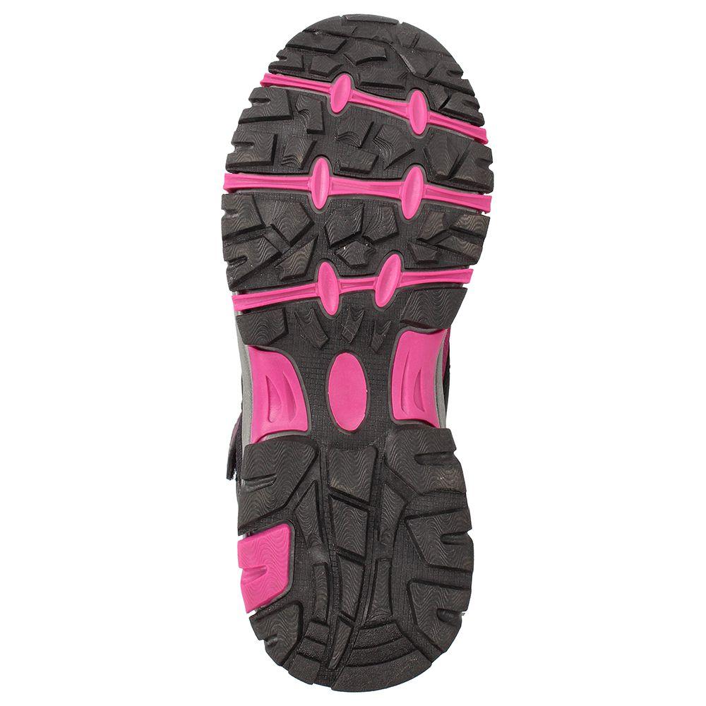 BOTÍN NIÑA POWER GLISSADE PYRUS NEGRO - ROSA 30-33-6