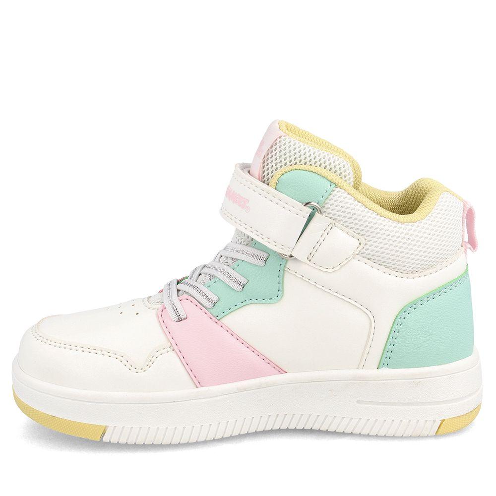 ZAPATILLA NIÑA BUBBLEGUMMERS ARNIE BLANCO VERDE 30-33-1