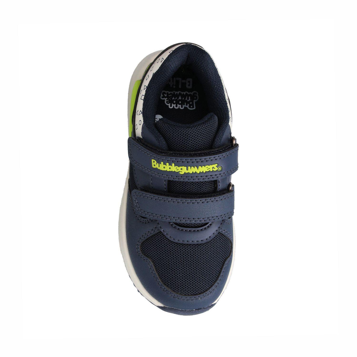 Zapatilla Niño Bubblegummers Speed Lite Azul Marino - Verde-3