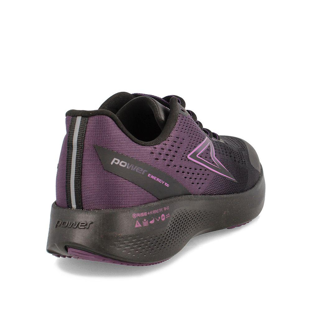 Zapatilla Mujer Power Xorise+100 Rn Eros2 Negro-Morado Oscuro-3