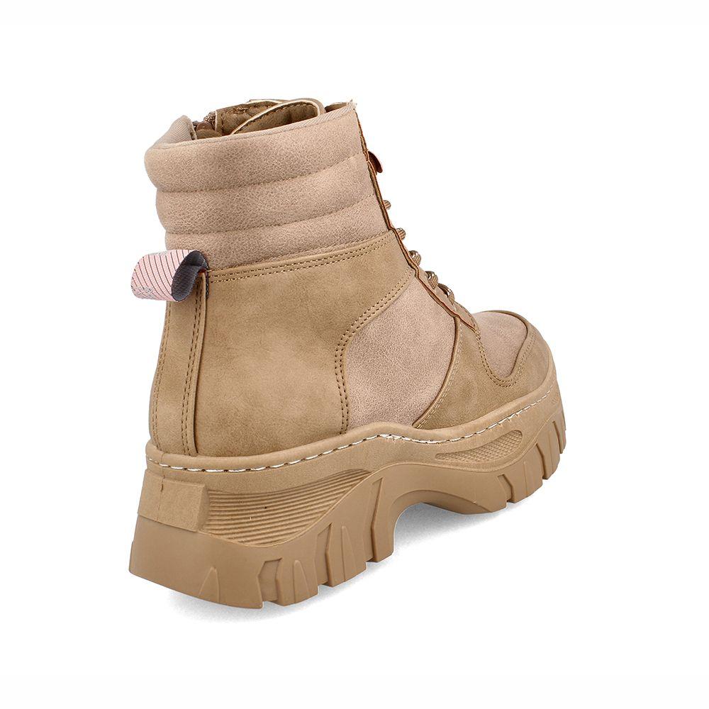 Botín Mujer Bata Yupi Camel-3