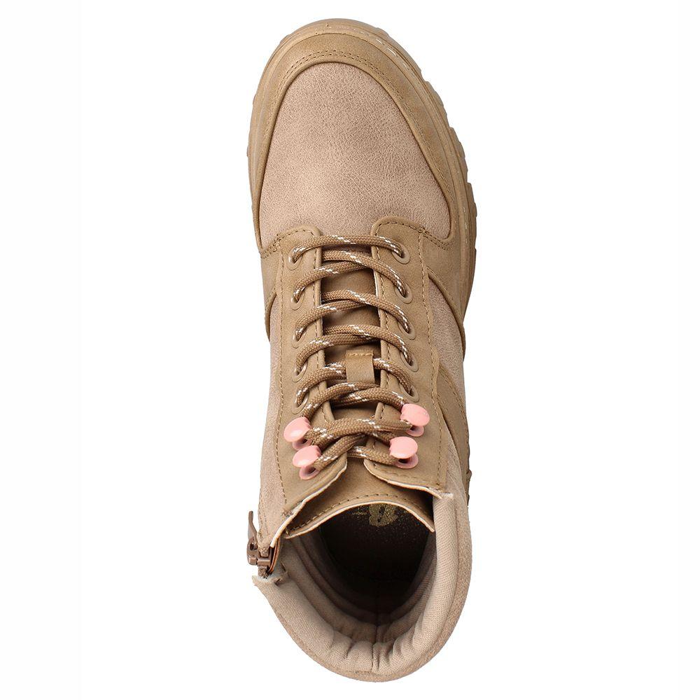 Botín Mujer Bata Yupi Camel-5