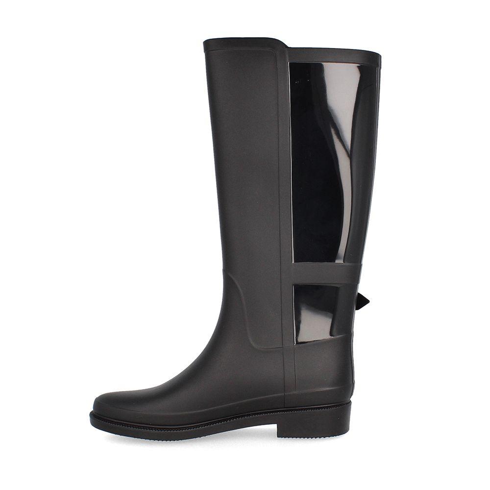 Bota De Agua Mujer Bata Villarrica Negro-1