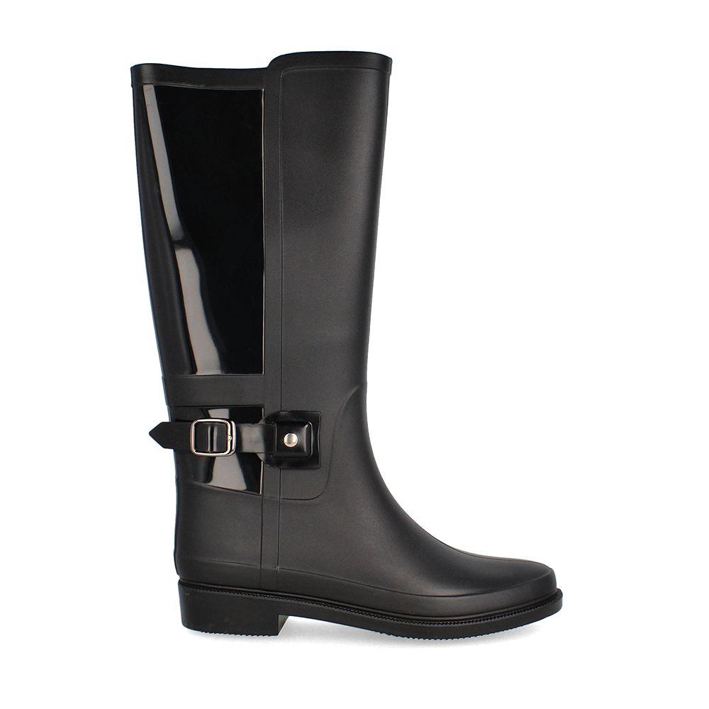 Bota De Agua Mujer Bata Villarrica Negro-0