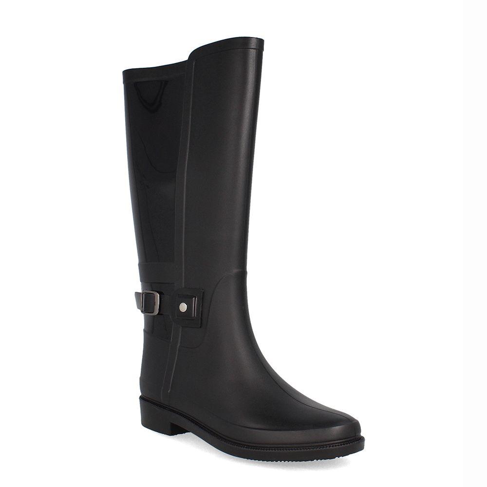 Bota De Agua Mujer Bata Villarrica Negro-1