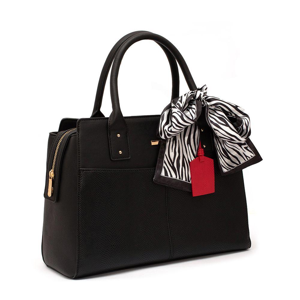 Cartera Mujer Bata Damaris Negro-1