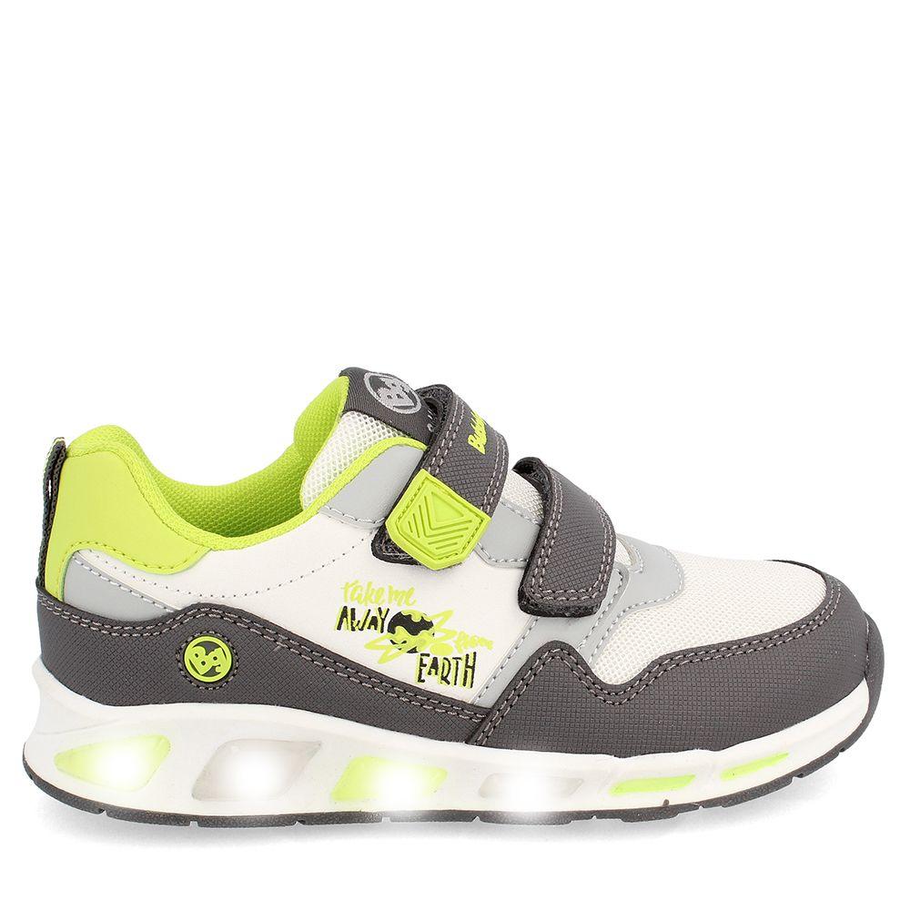 ZAPATILLA NIÑA BUBBLEGUMMERS ARAGON CON LUCES BLANCO 30 - 33-7