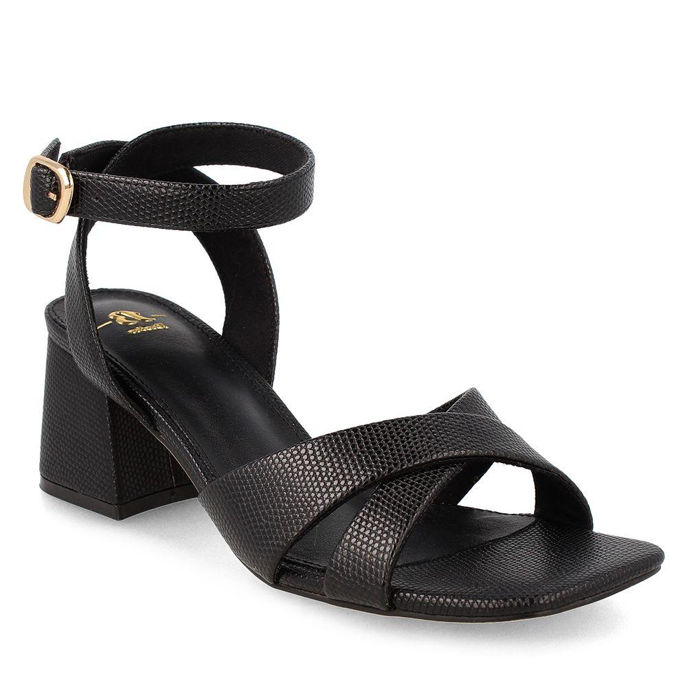 Sandalia Mujer Bata Karen Negro-1