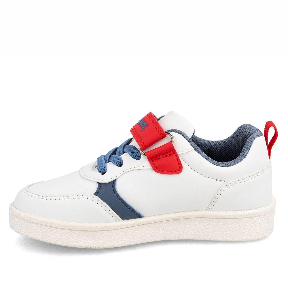 Zapatilla Niña Bubblegummers Clavel Blanco-Rojo-4