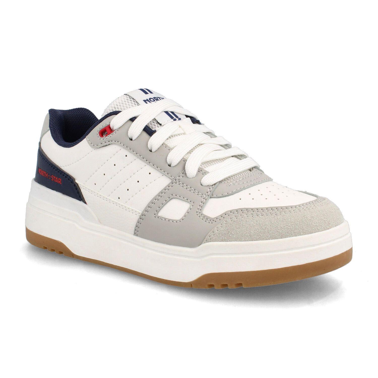 Zapatilla Niño North Star Prime Blanco-Azul-1
