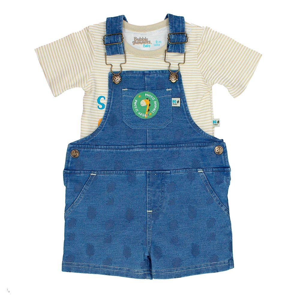 CONJUNTO NIÑO BUBBLEGUMMERS ELEVATED NATURE BLUE-2