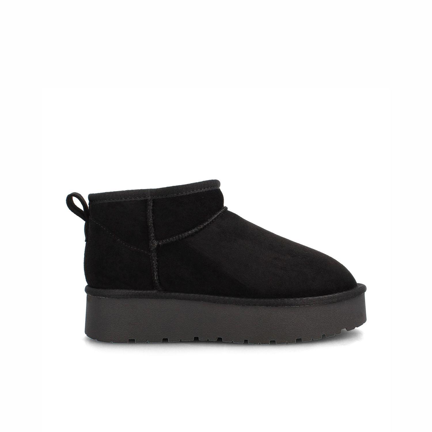 Botín Mujer Bata Warmi Negro-0