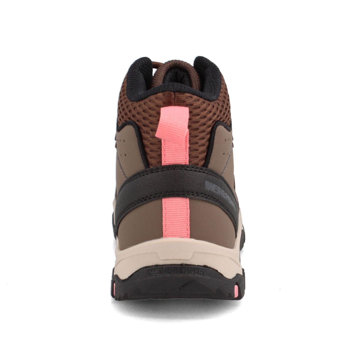 Botín Outdoor Mujer Weinbrenner Baxter Wayfind Hi Café Rosa-3