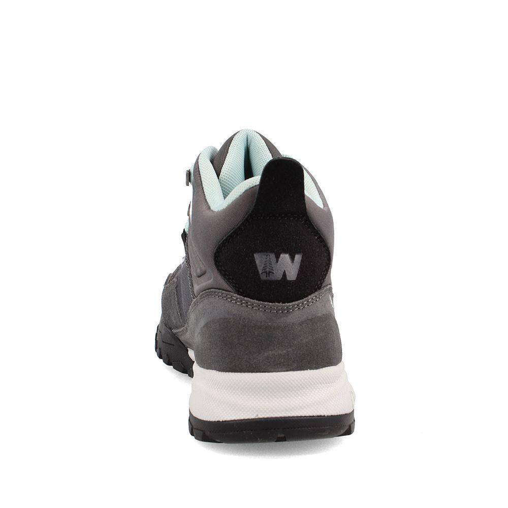 Botín Mujer Weinbrenner Beagle Whistler Mid Gris - Negro-2