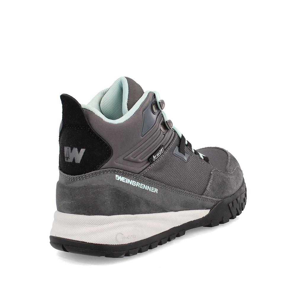 Botín Mujer Weinbrenner Beagle Whistler Mid Gris - Negro-3