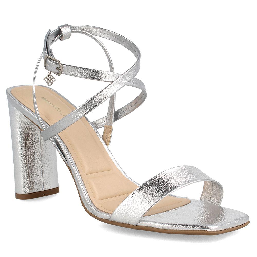 SANDALIA MUJER BATA LILA PLATA-0