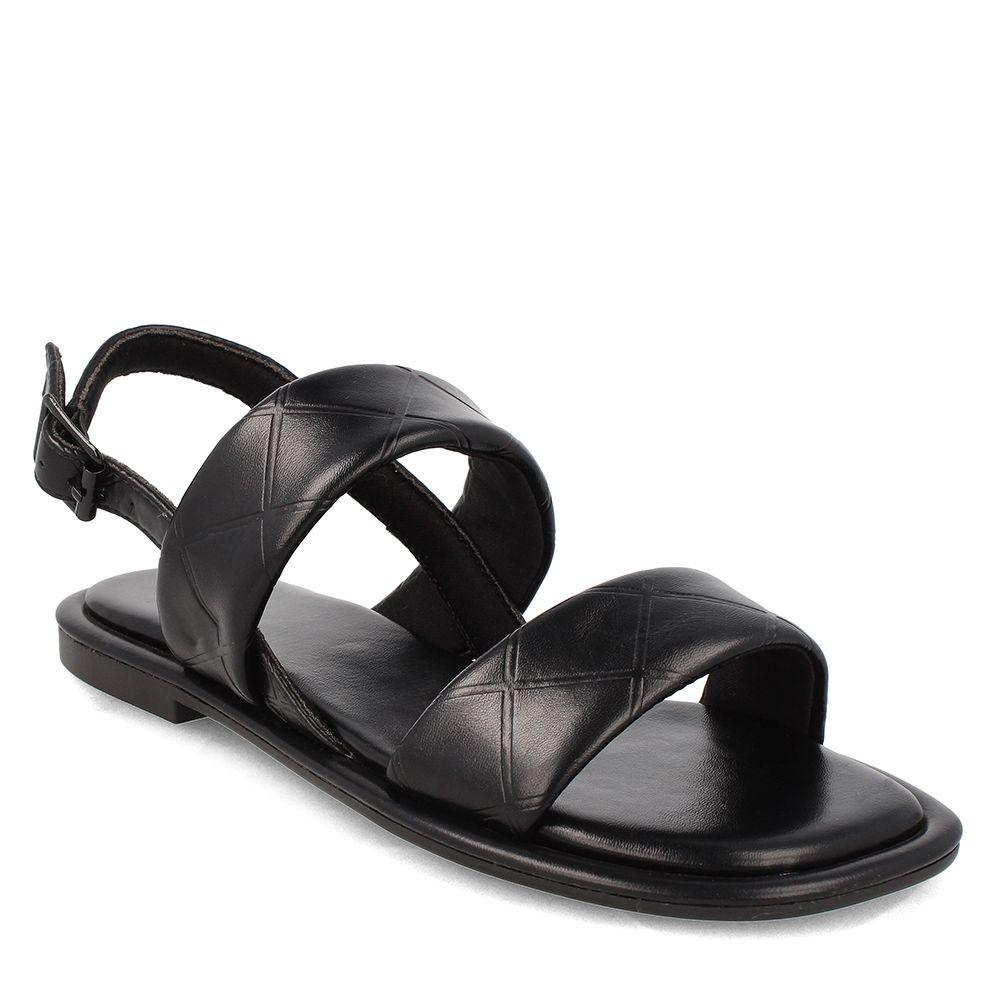 Sandalia Mujer Bata Jane Negro Broche-0