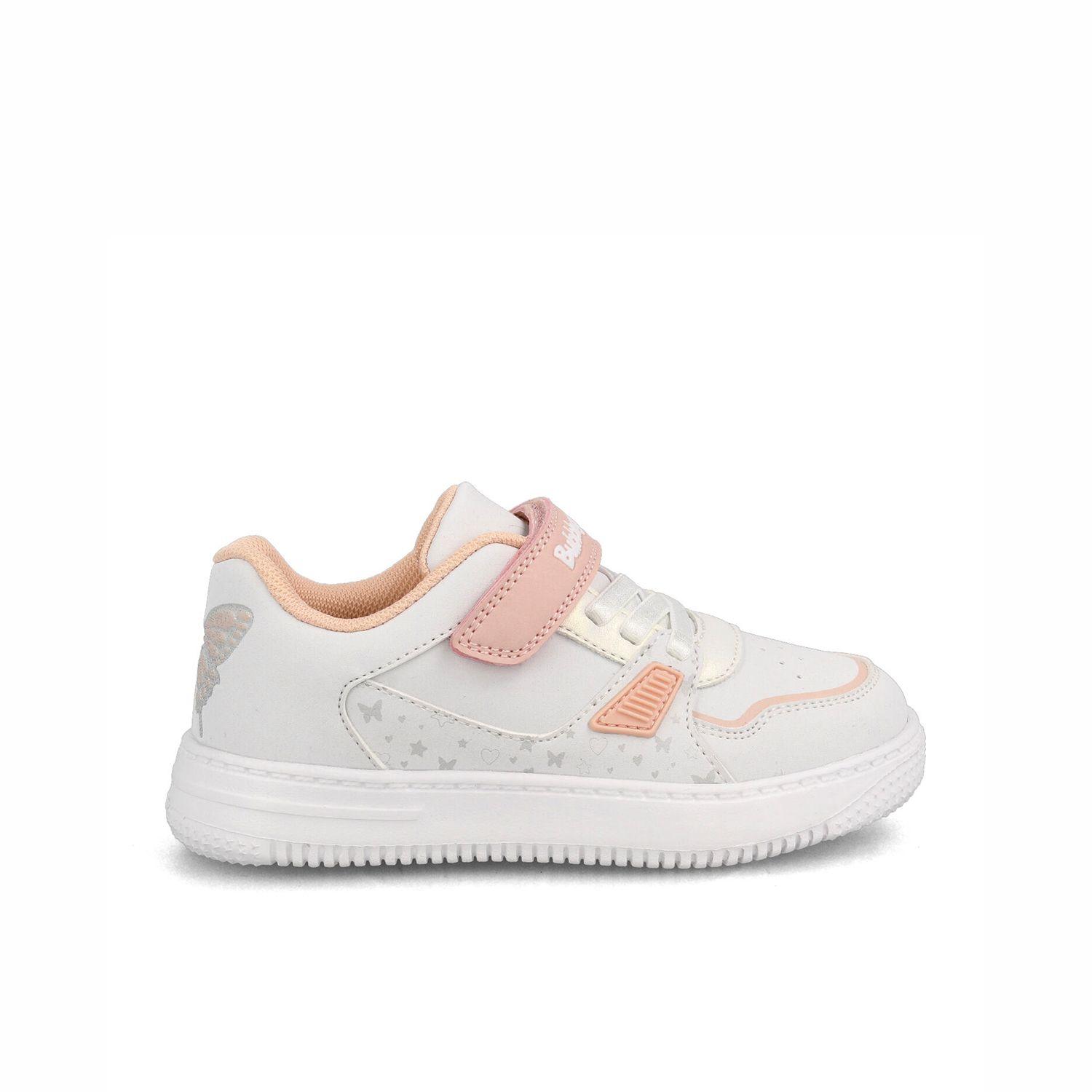 Zapatilla Niña Bubblegummers Juno Blanco - Rosa Claro-0