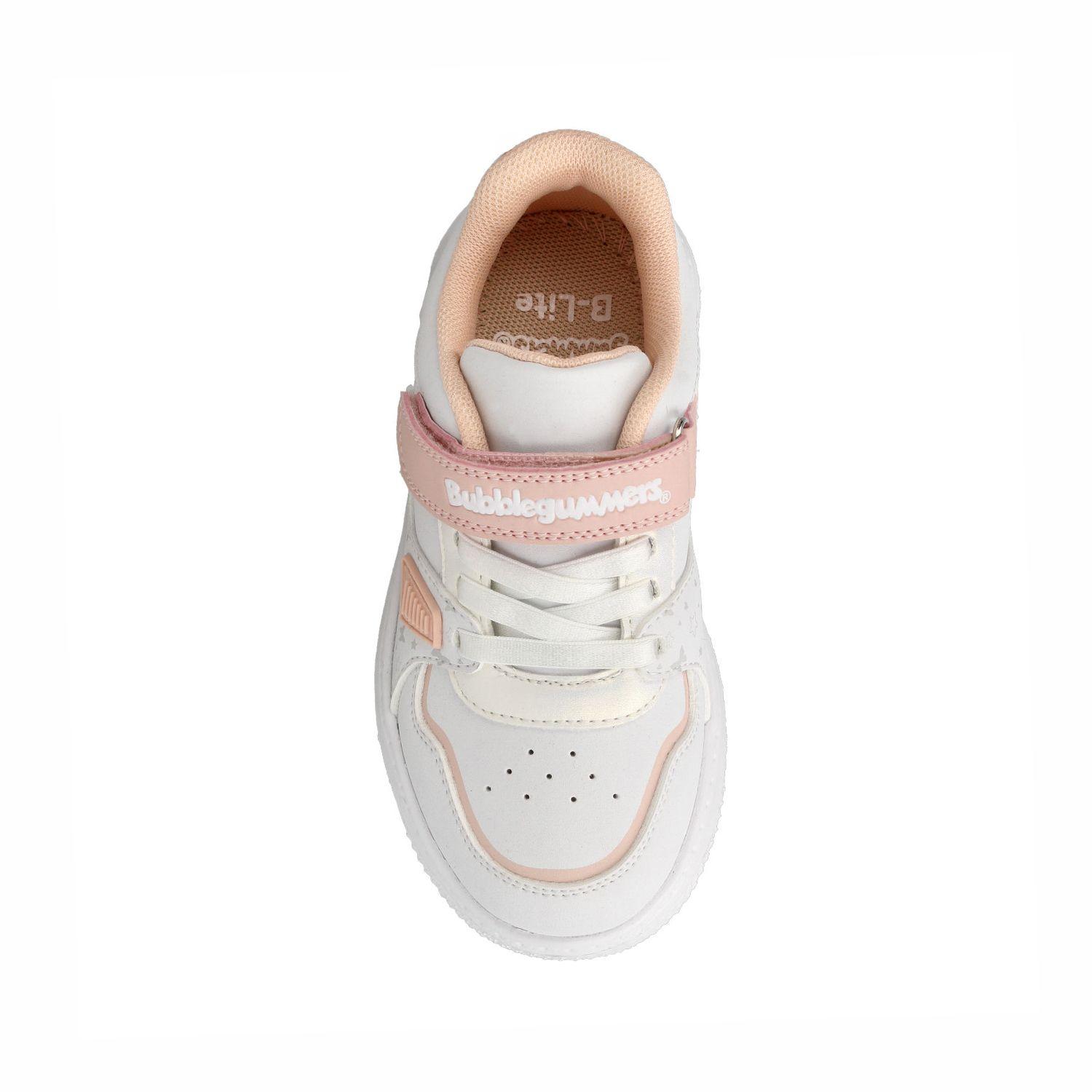 Zapatilla Niña Bubblegummers Juno Blanco - Rosa Claro-3