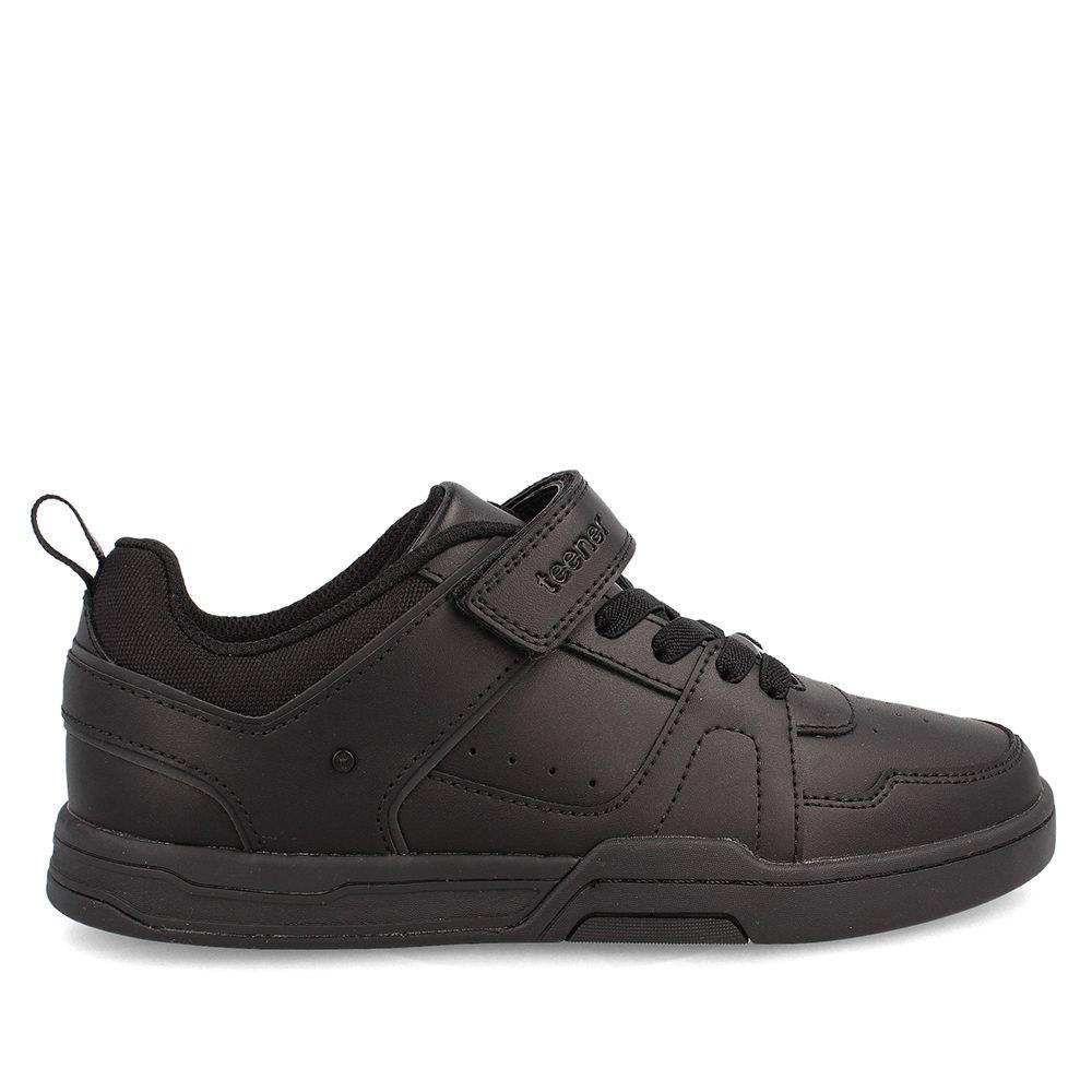Zapato Escolar Niño Teener Tronic Negro-4