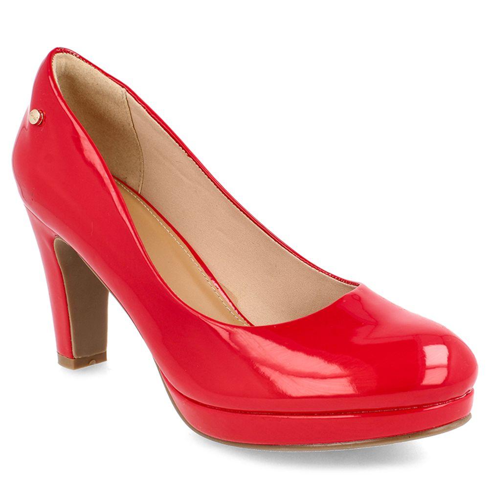 ZAPATO TACO ALTO MUJER BATA CONY RED-0