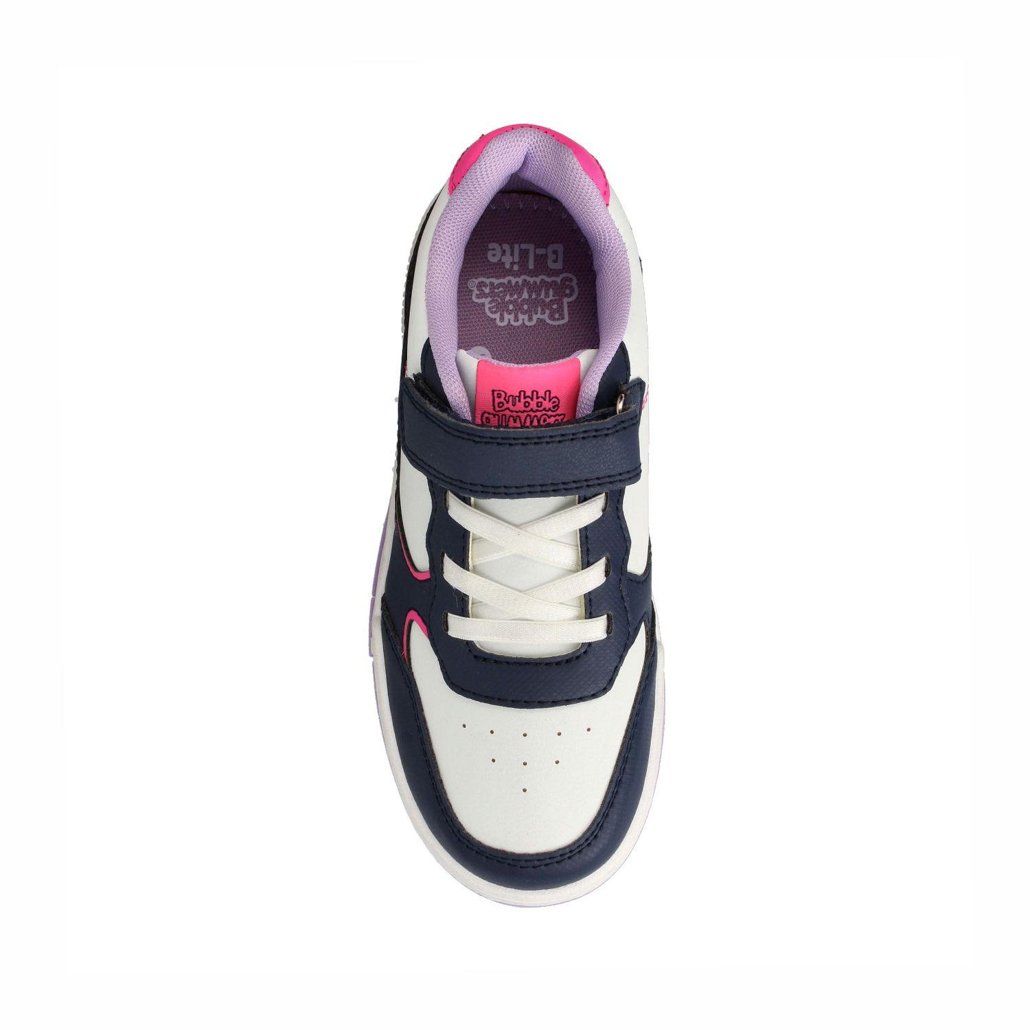 Zapatilla Niña Bubblegummers Airfoam Blanco-Azul-3