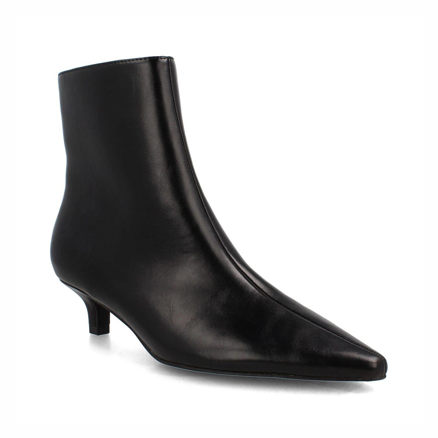 Botín Mujer Bata Synthetics Negro-1