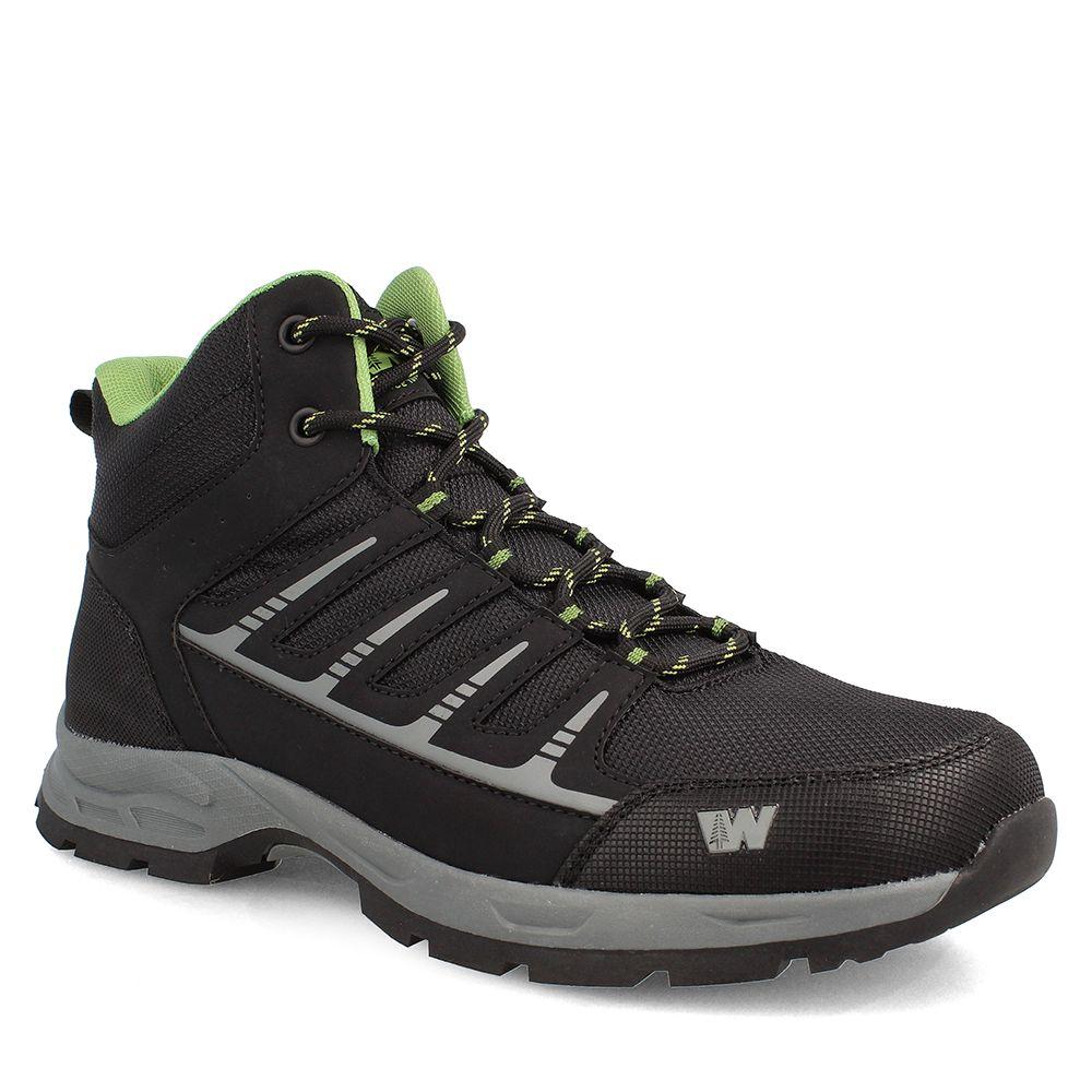 Botín Hombre Weinbrenner Larix Stag Negro - Verde Oliva-1