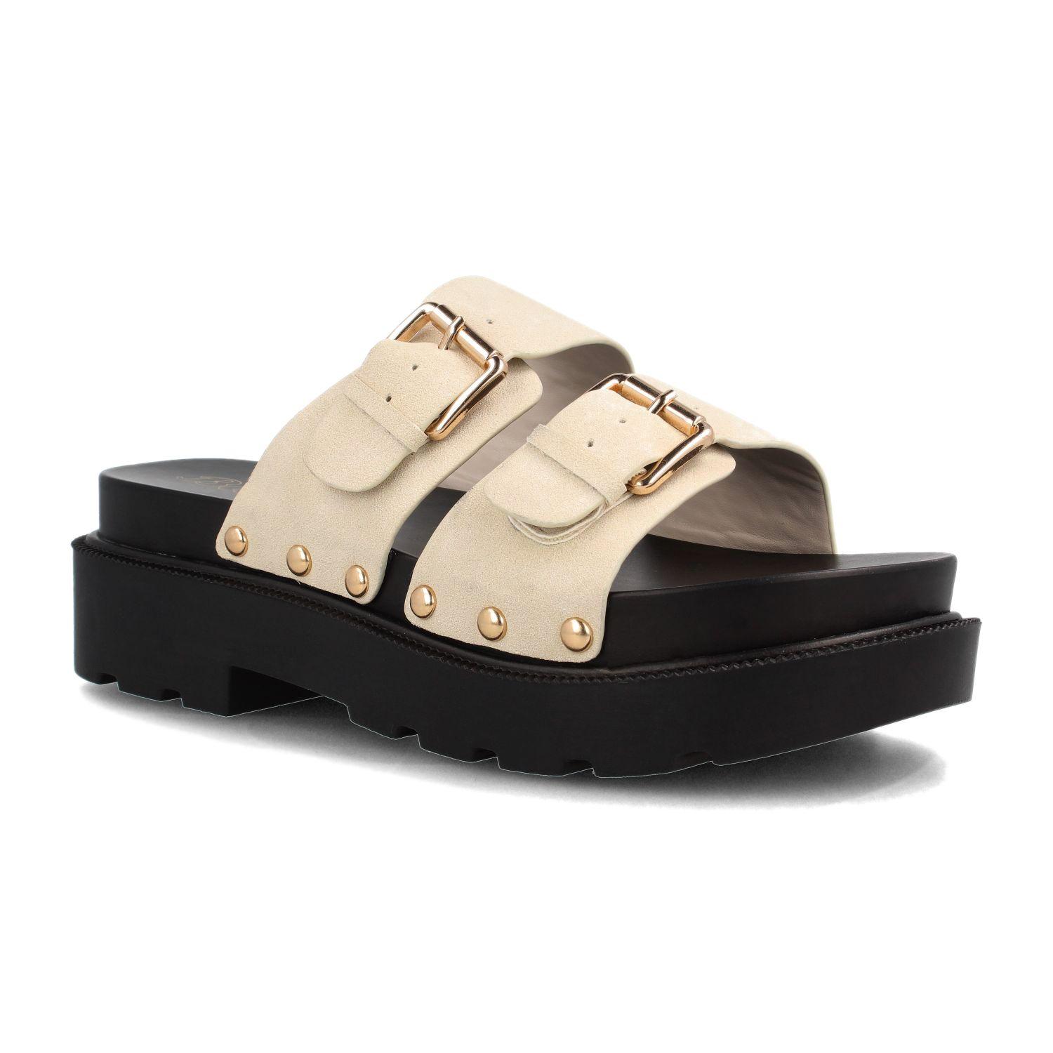 Sandalia Mujer Bata Mercury Blanco-1