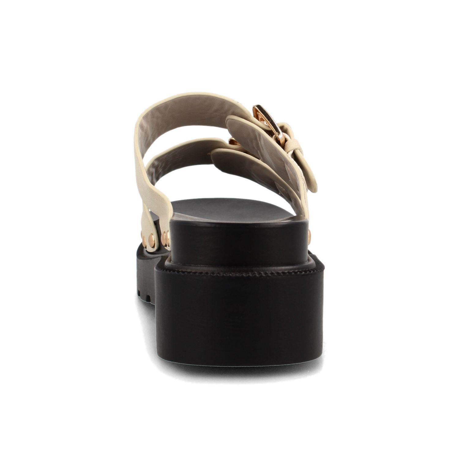 Sandalia Mujer Bata Mercury Blanco-2