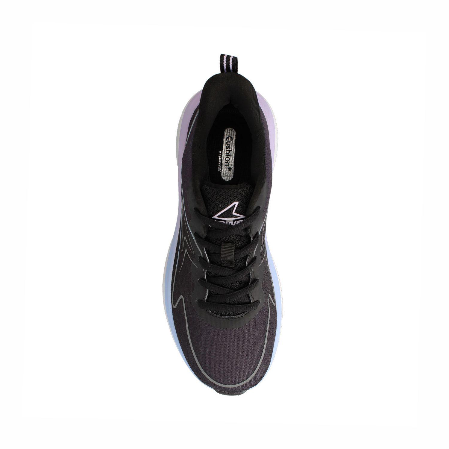 Zapatilla Mujer Power Libra Osaka Negro-Morado-3