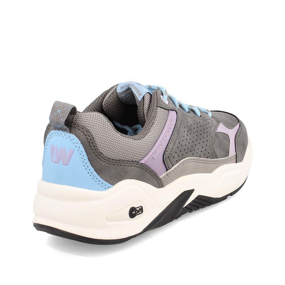 Zapatilla Mujer Weinbrenner Villarrica Gris-3