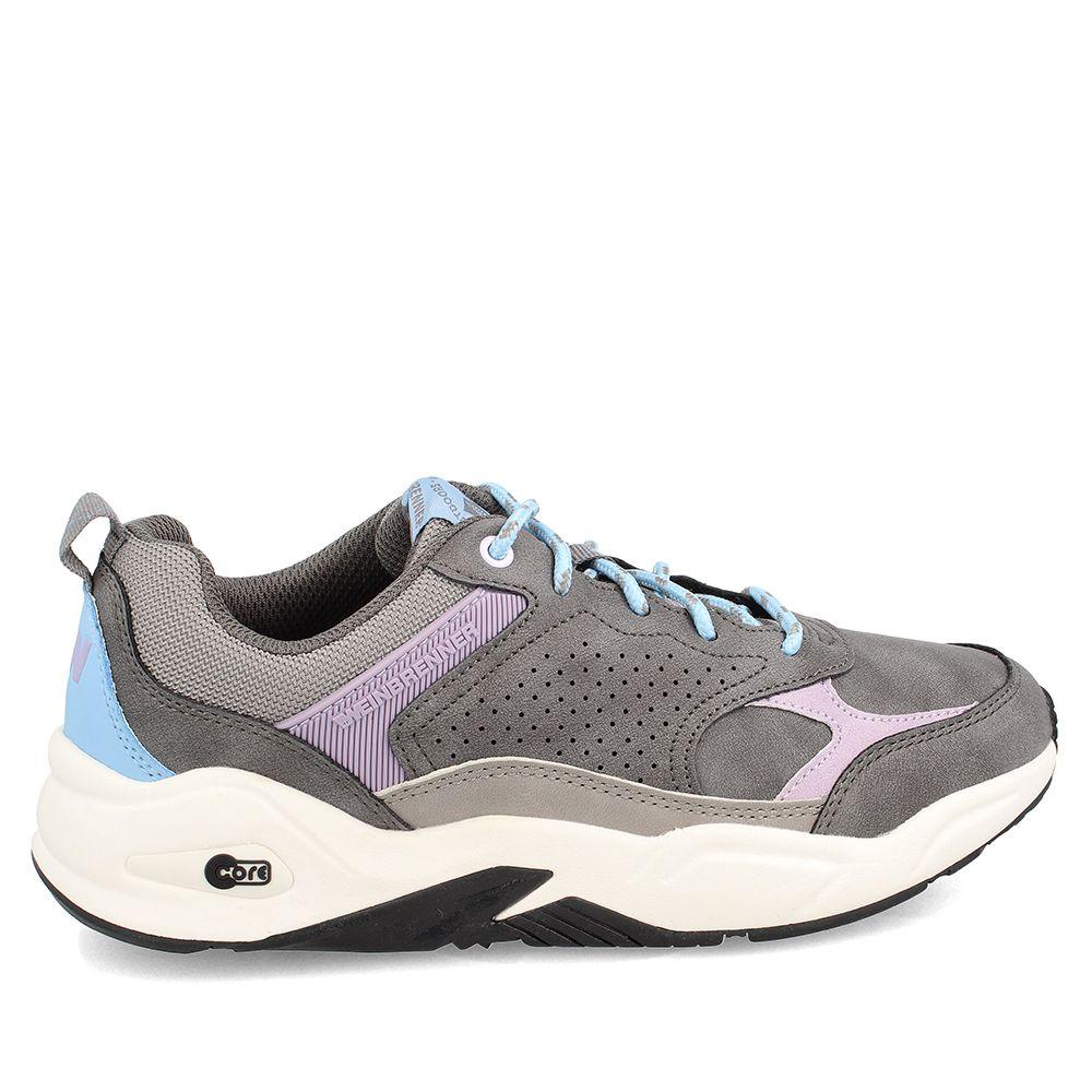 Zapatilla Mujer Weinbrenner Villarrica Gris-4