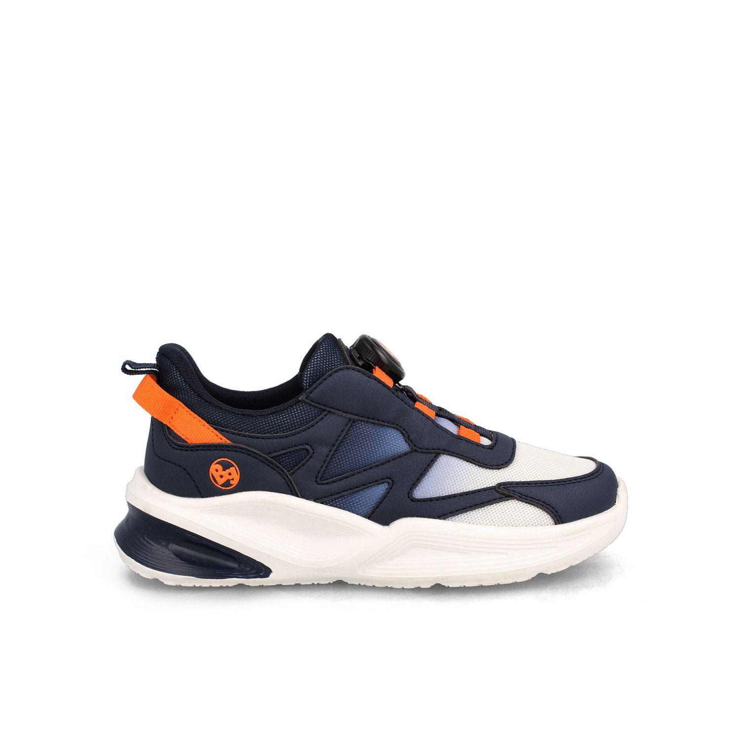 Zapatilla Niño Bubblegummers Dynamic Azul-Naranjo-0
