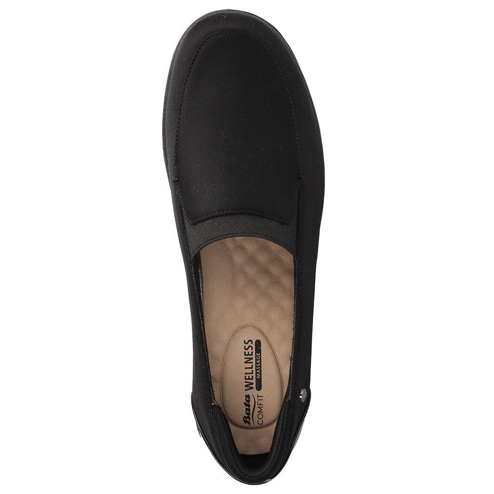 MOCASIN MUJER BATA COMFIT TALI NEGRO 2-5