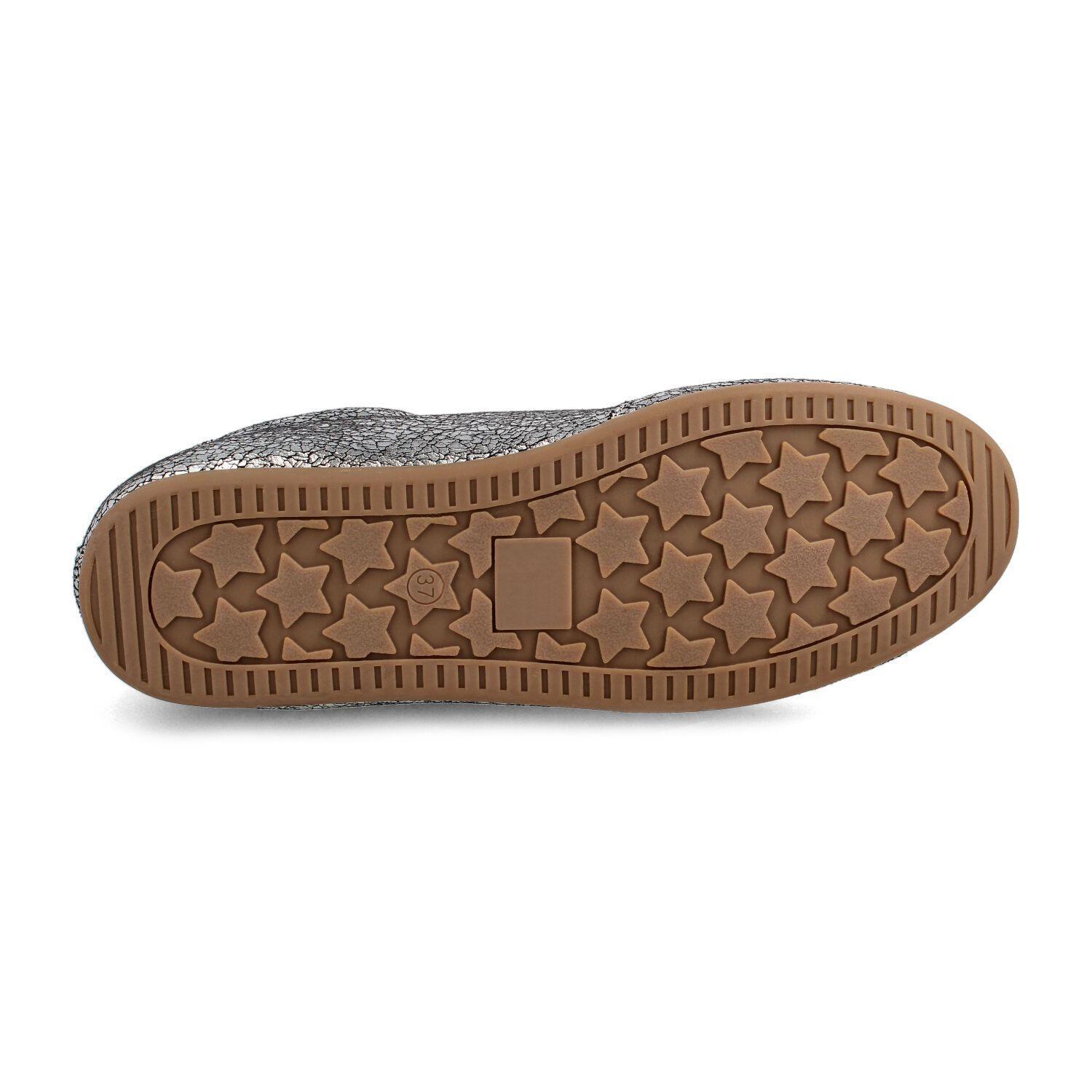 Zapatilla Mujer Bata Azalea Plateado-4