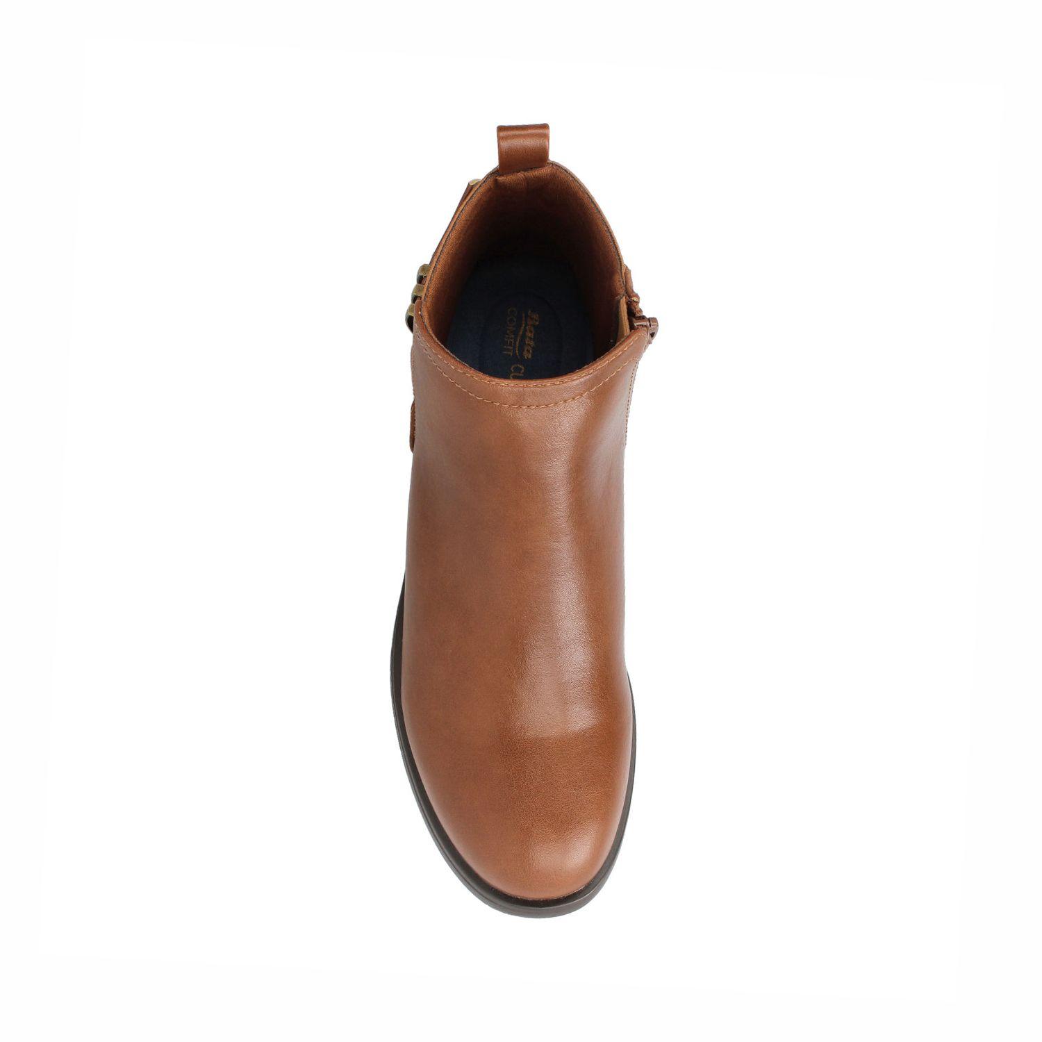 Botín Mujer Bata Comfit Qincy Camel-3
