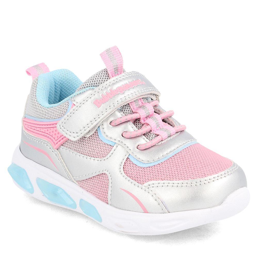ZAPATILLA NIÑA BUBBLEGUMMERS STRIDE LIGHT PLATA 22 - 25-0
