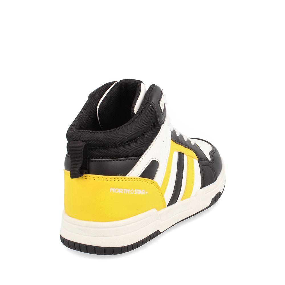 ZAPATILLA NIÑO NORTH STAR HEM NEGRO AMARILLO 34 - 38-3